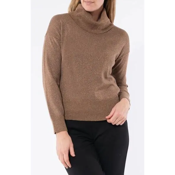 JUMP COWL NECK PULLOVER