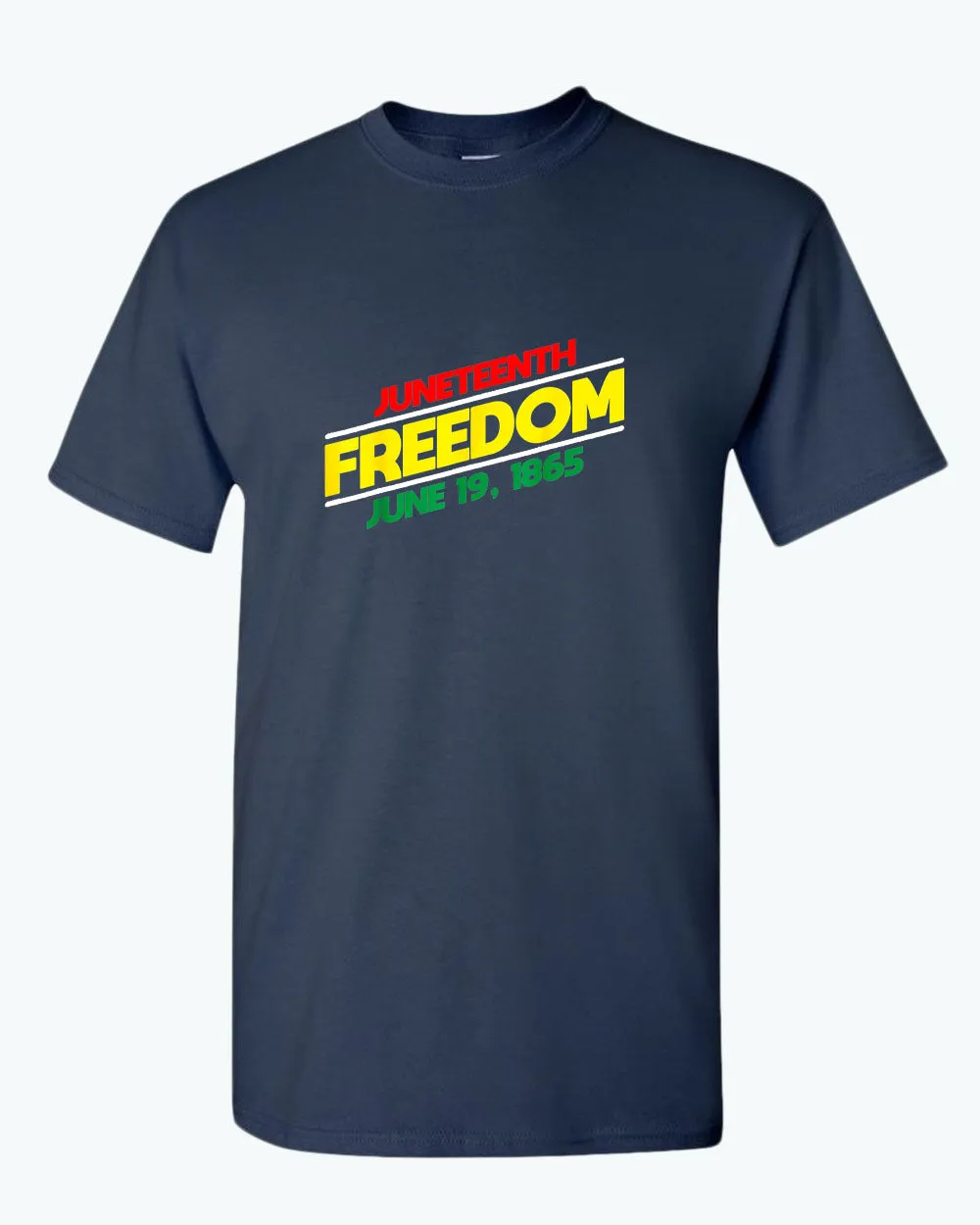 Juneteenth freedom t-shirt dash design