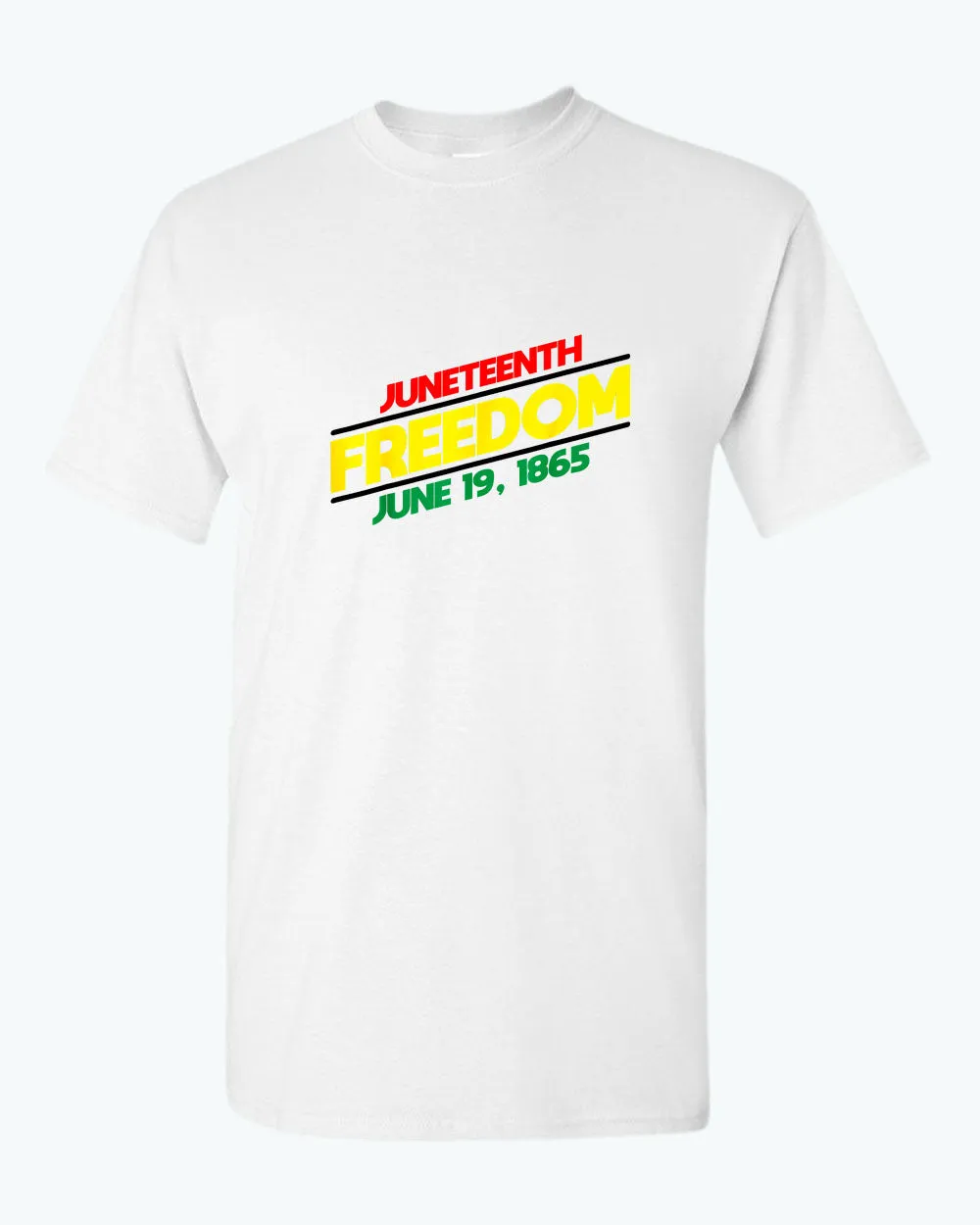 Juneteenth freedom t-shirt dash design