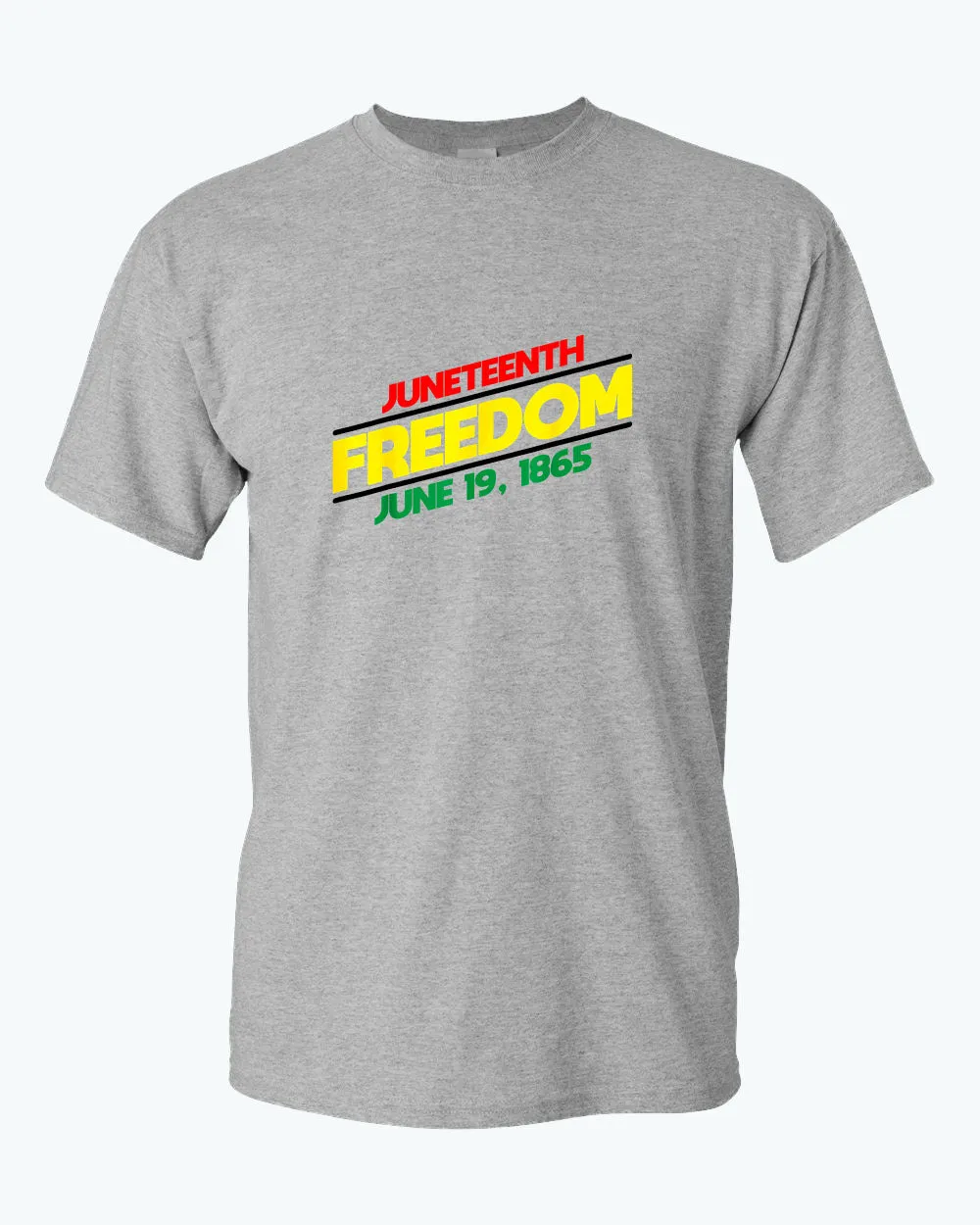 Juneteenth freedom t-shirt dash design