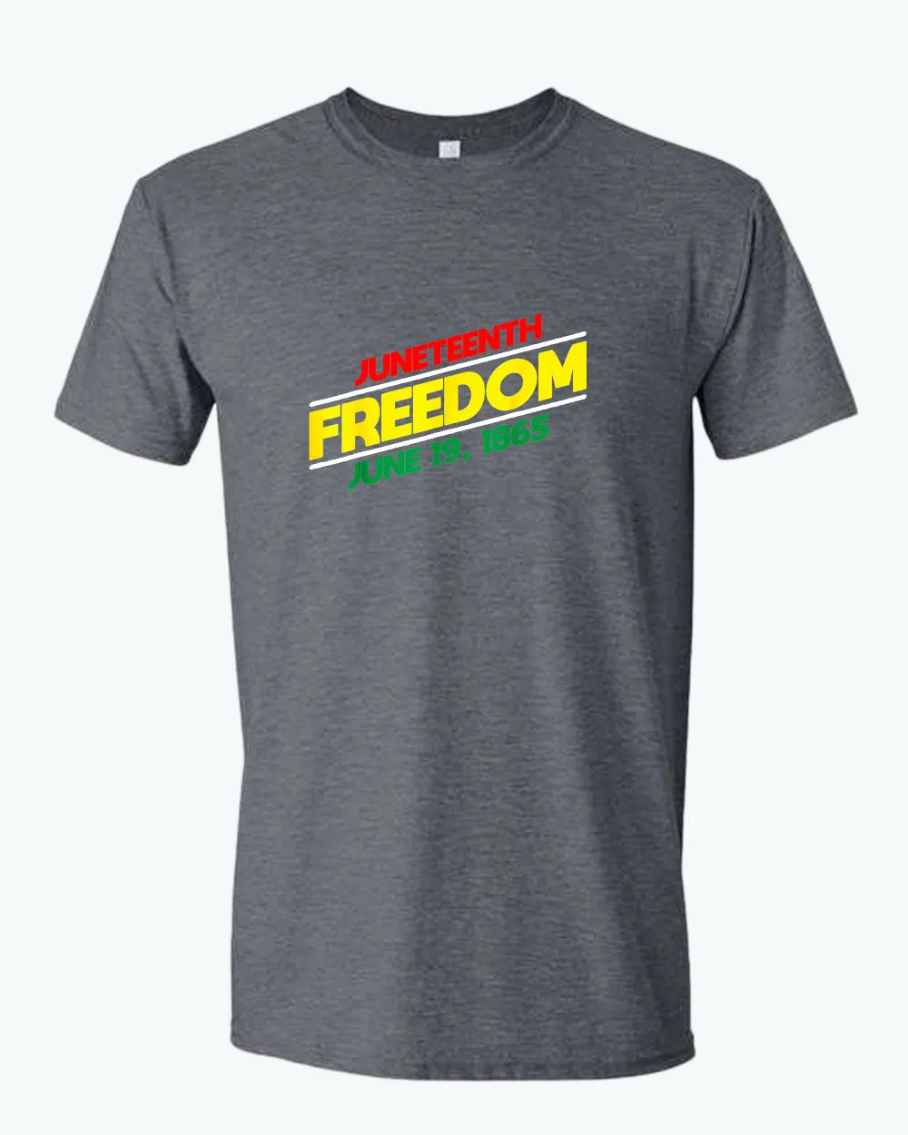 Juneteenth freedom t-shirt dash design