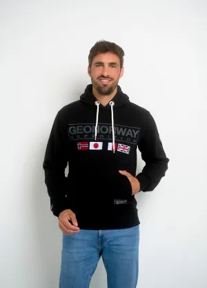 Kangaroo Pocket Flags Hoodie