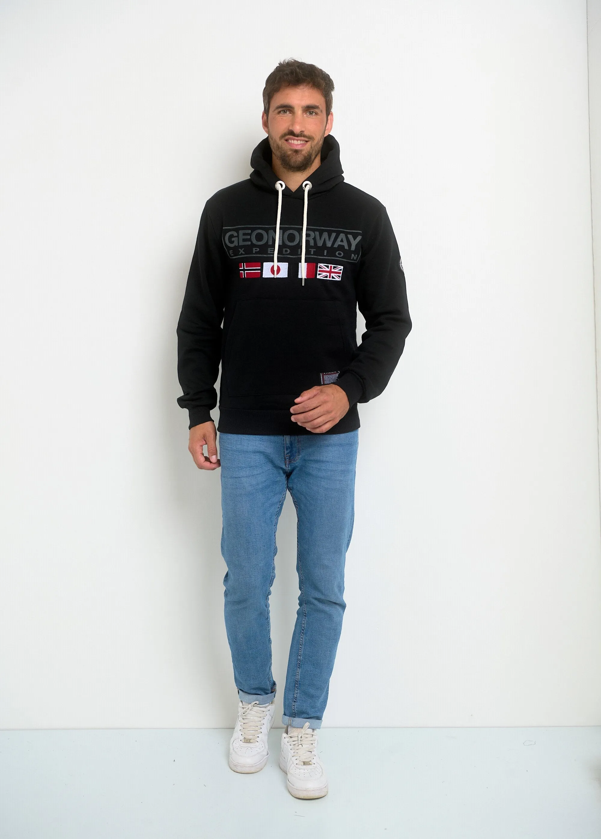 Kangaroo Pocket Flags Hoodie