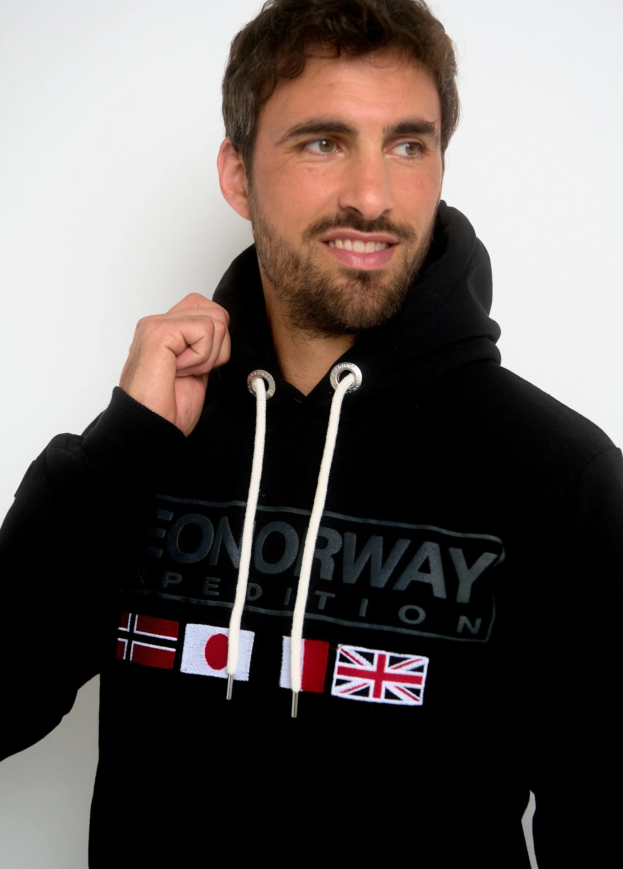 Kangaroo Pocket Flags Hoodie