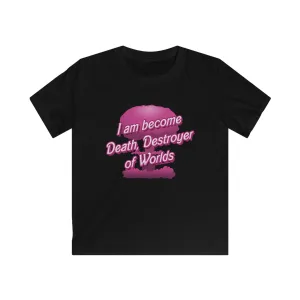 KIDS Barbenheimer Iconic Doll Nuke Explosion Tee - I am Become Death Destroyer of Worlds