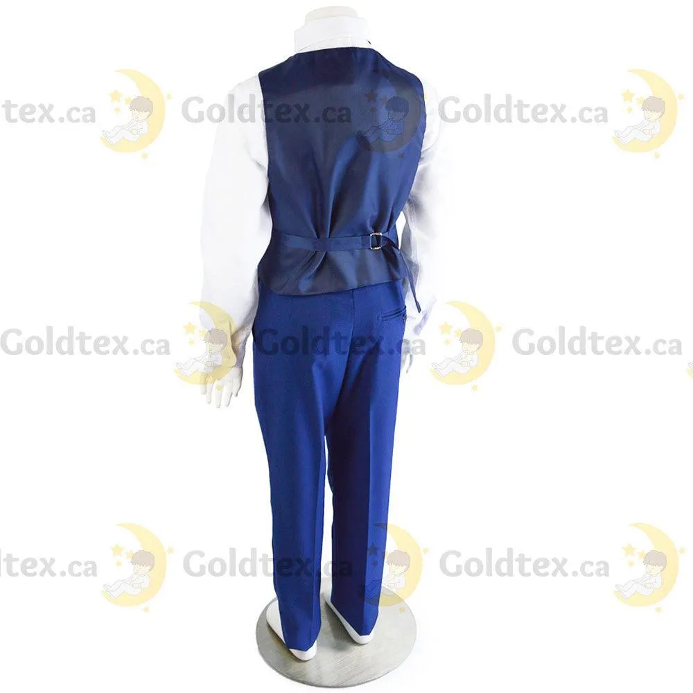 Kids Energy 5 Piece Formal Suit - Style 5092 - Royal Blue