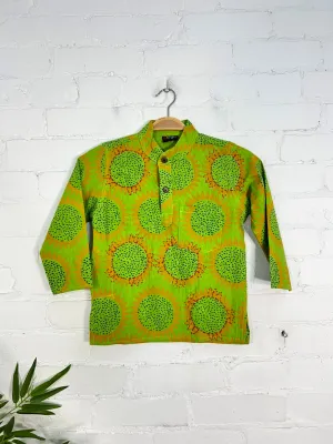Kids Sunflower Print Shirt