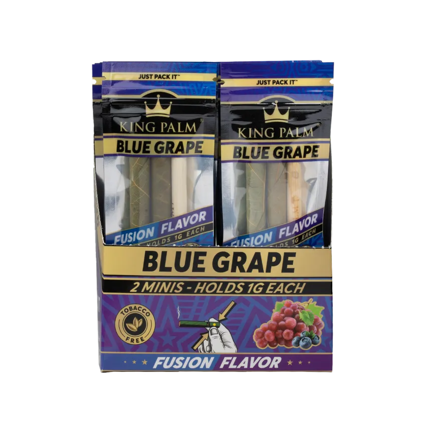 King Palm Mini Cones 2 Cones Per Pack - Various Flavors - (20 Count Display)