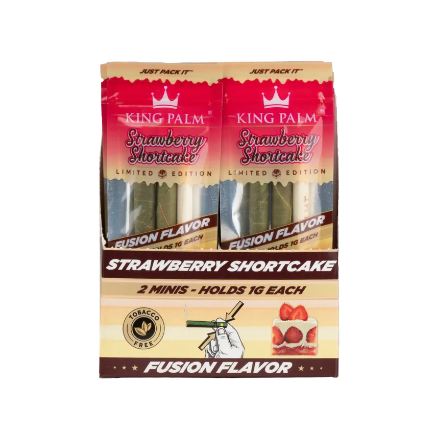 King Palm Mini Cones 2 Cones Per Pack - Various Flavors - (20 Count Display)