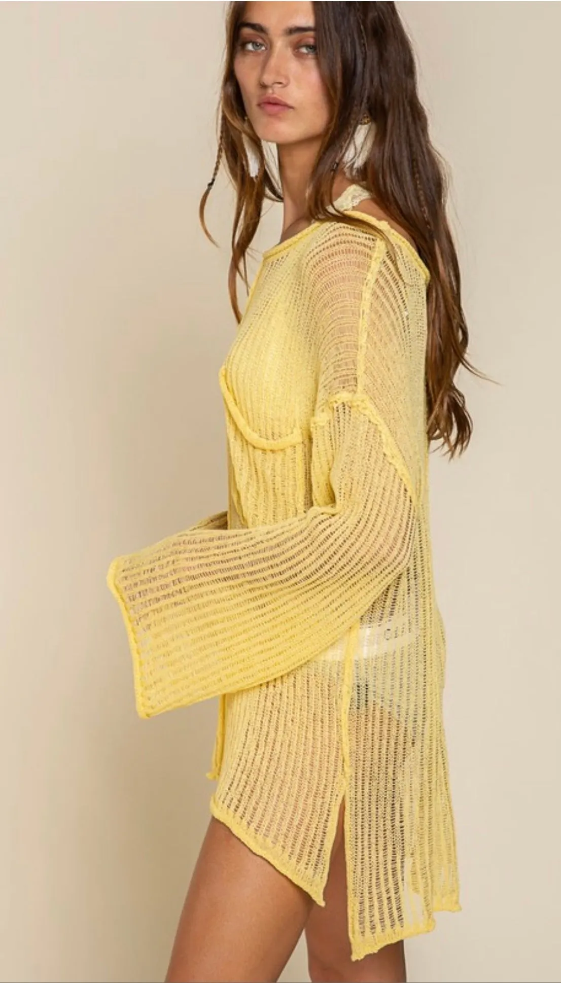 Knit Cover Up Yolk