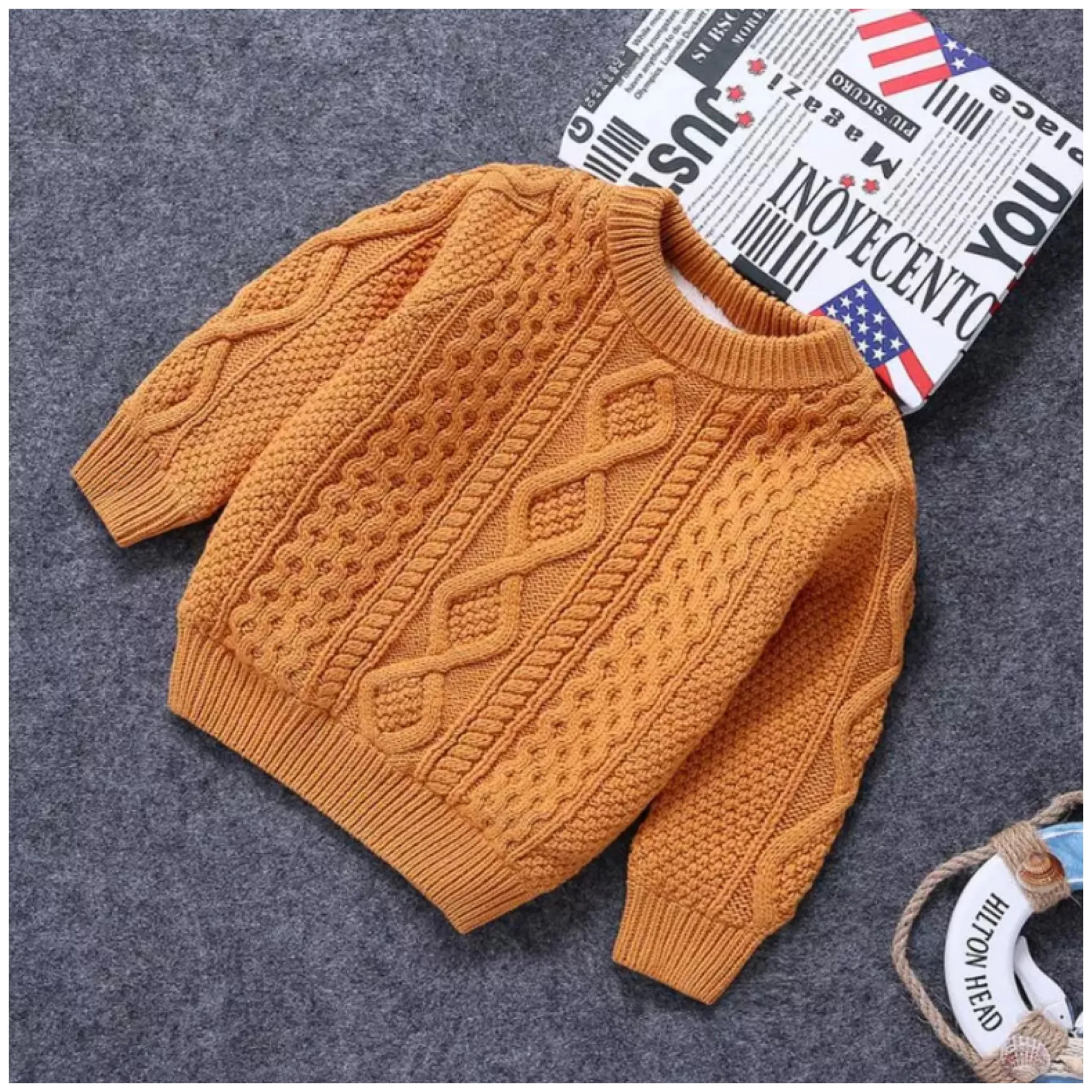 Knit Pullover-5 Colours