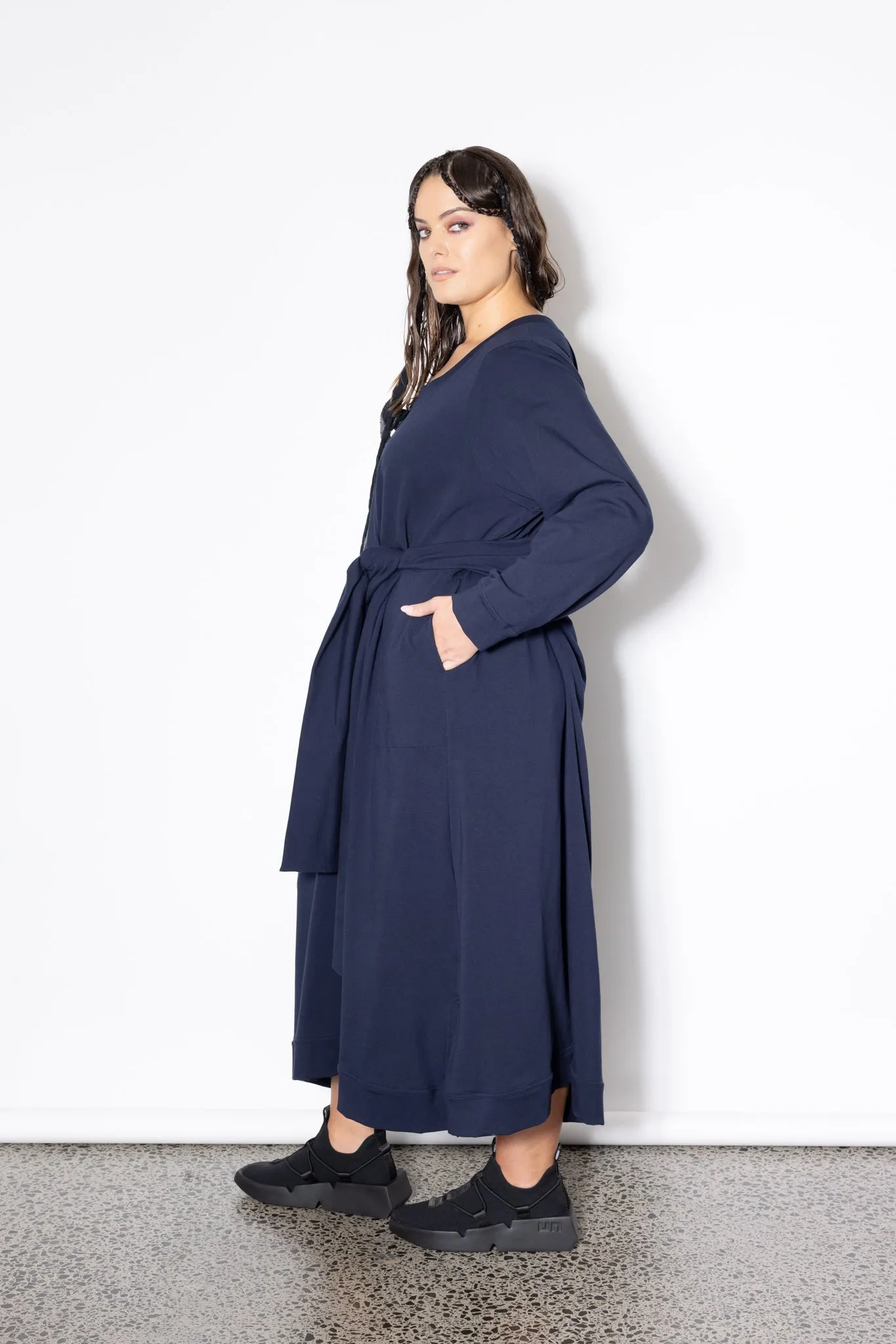 Knotted Jumper - Navy