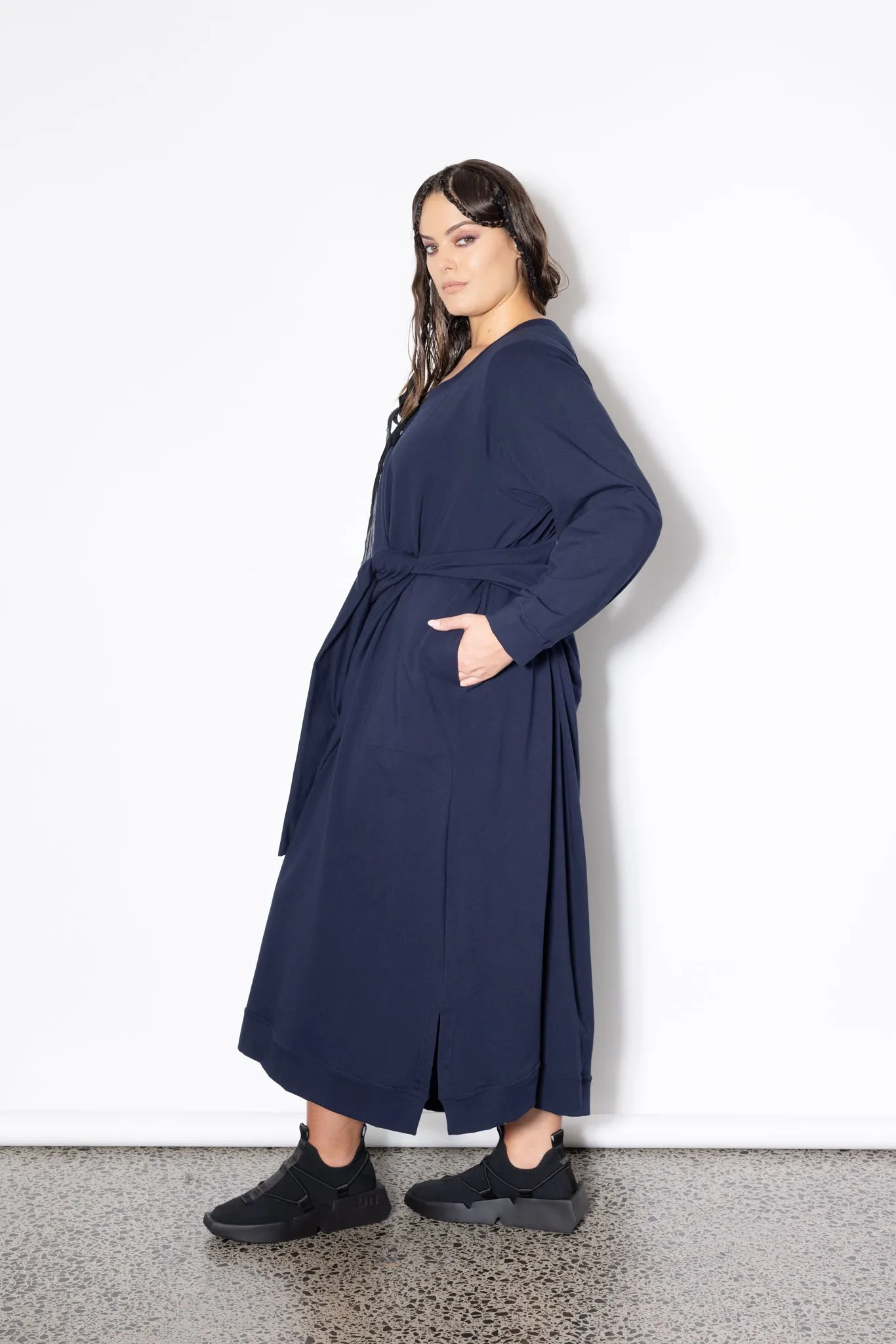 Knotted Jumper - Navy
