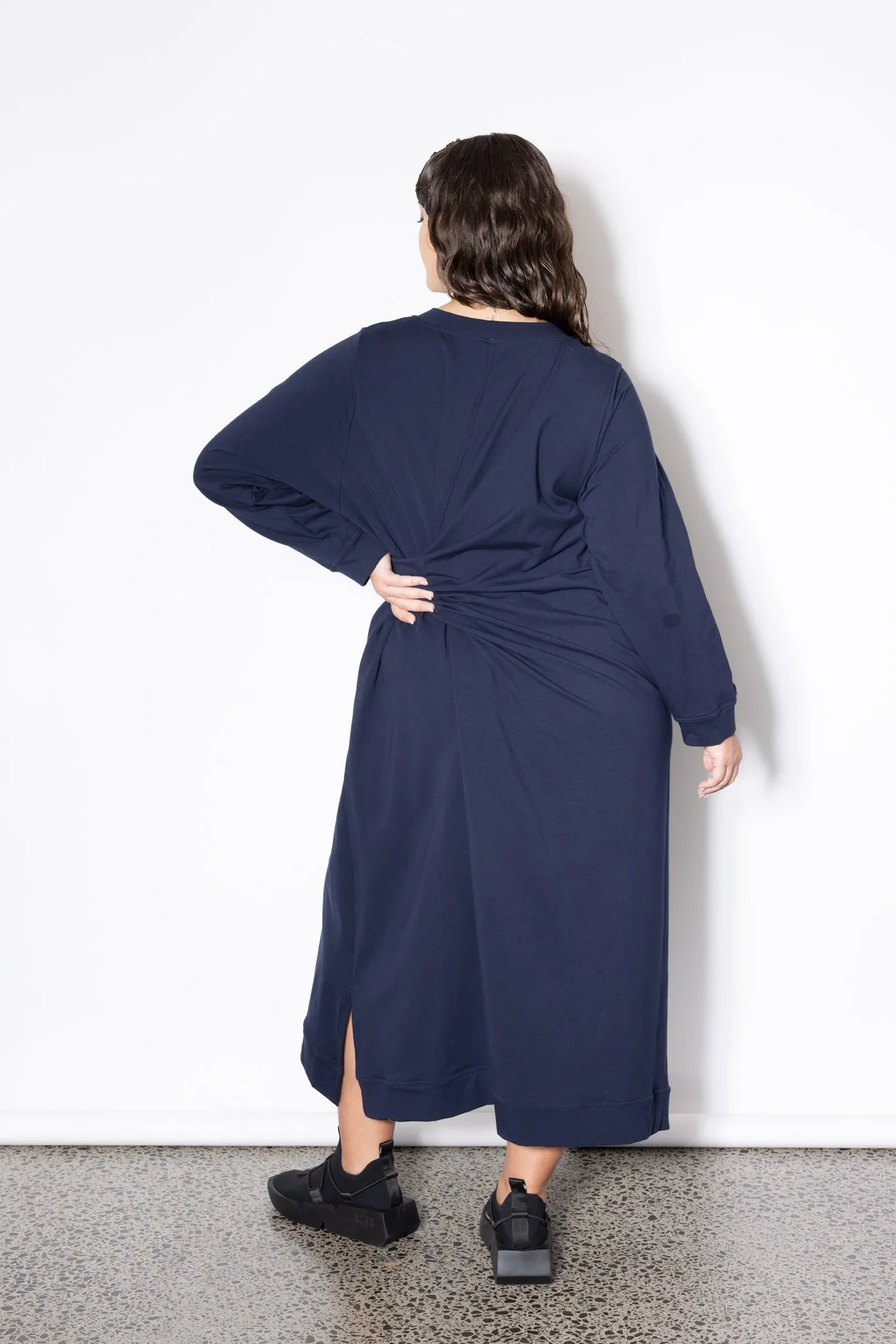Knotted Jumper - Navy