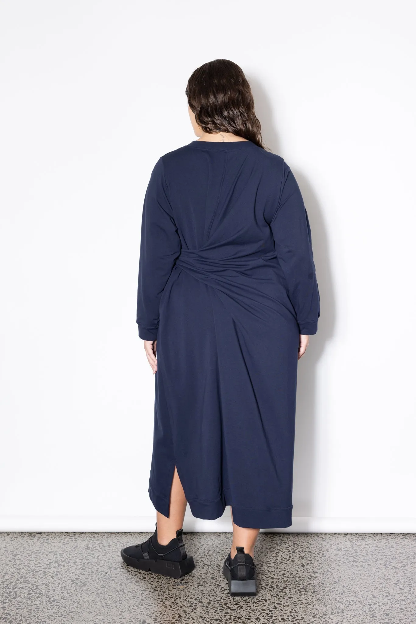 Knotted Jumper - Navy