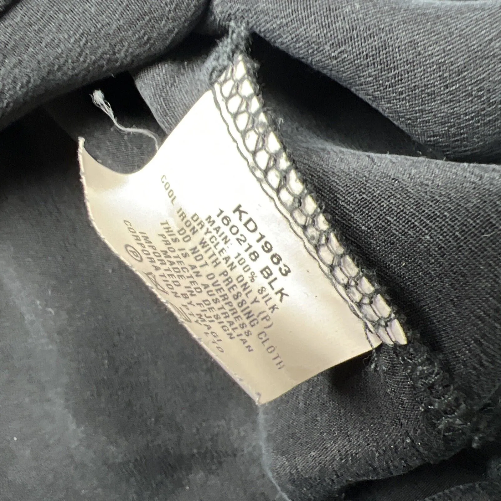 Kookai Womens Black 100% Silk Dress Size 36