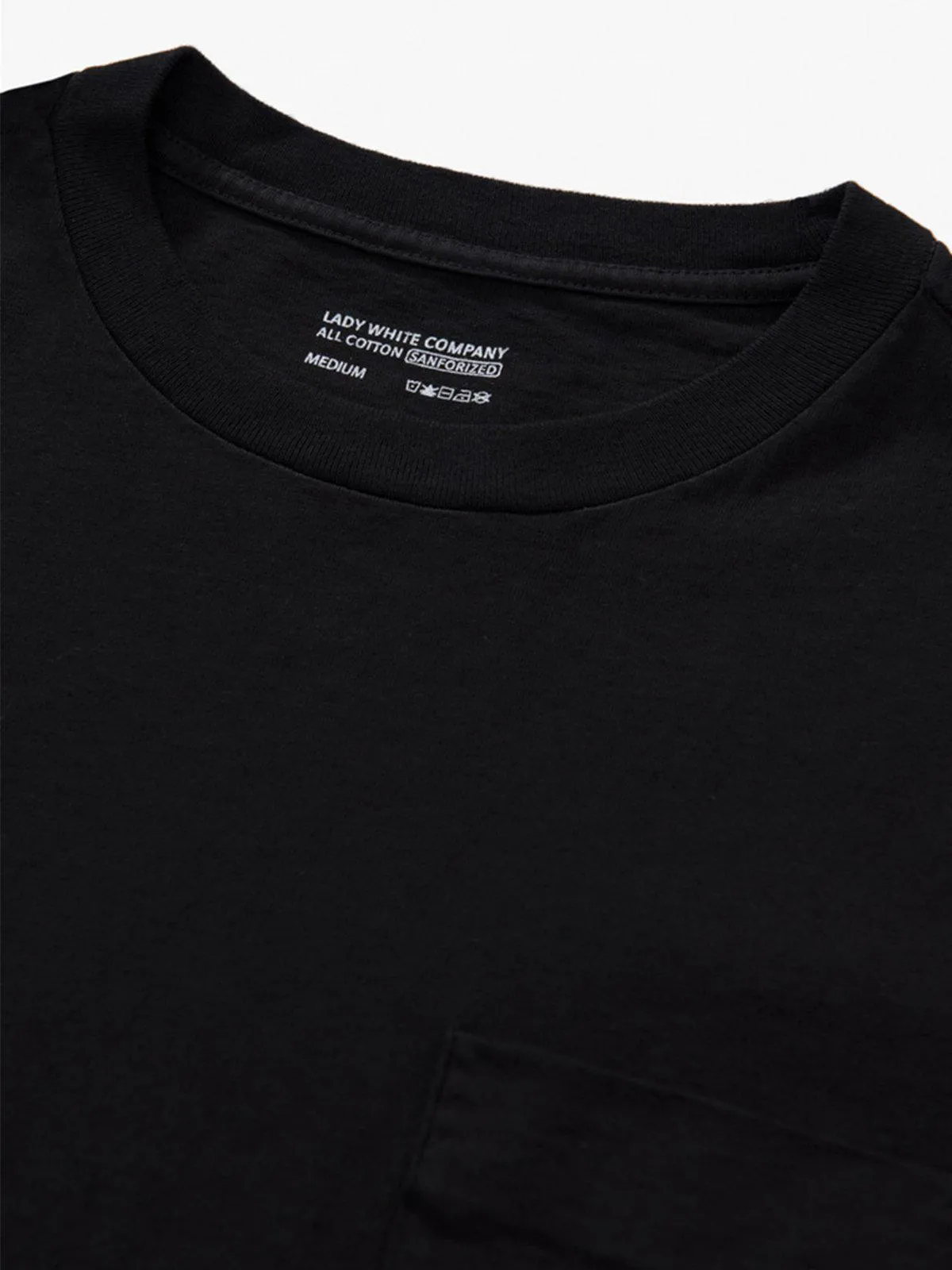 Lady White Co. Balta Pocket Tee Black