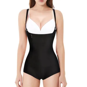 Latex Slim Zipper Bodysuit