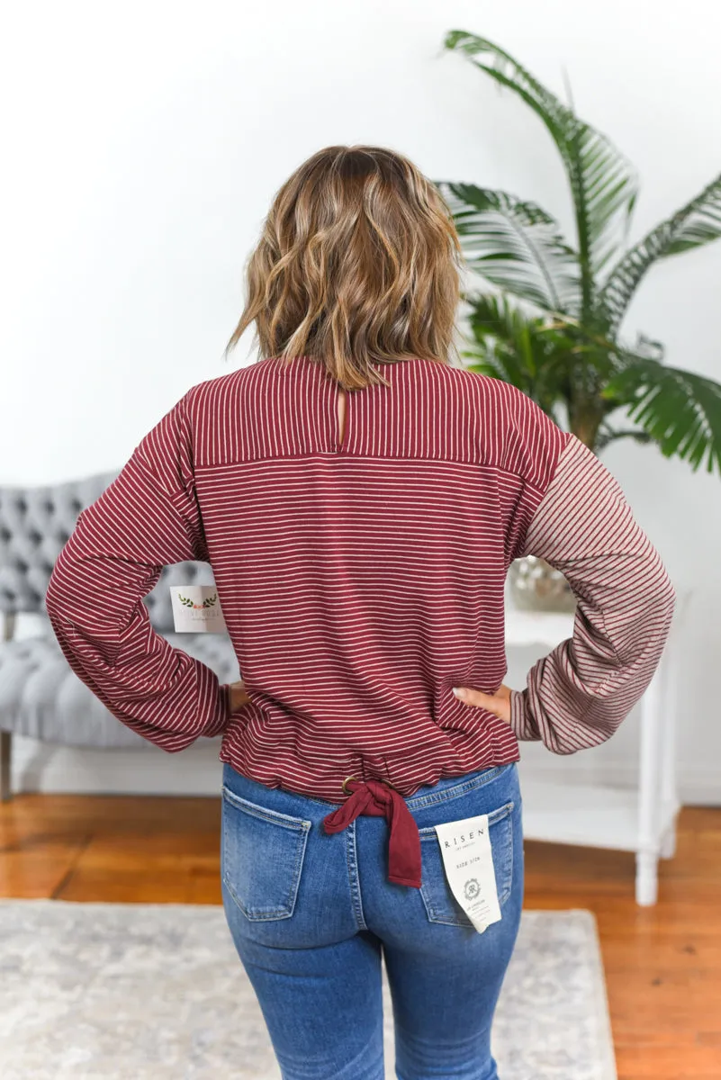Layla Drawstring Back Top