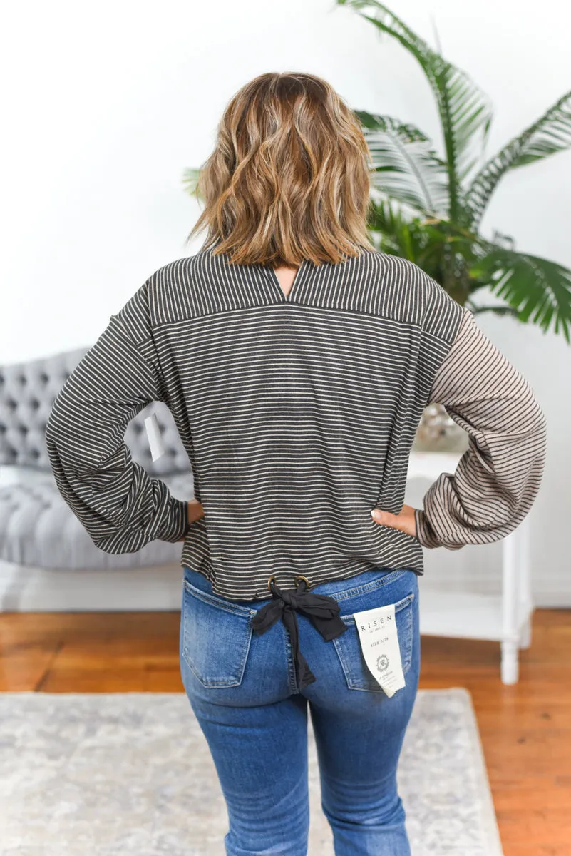 Layla Drawstring Back Top