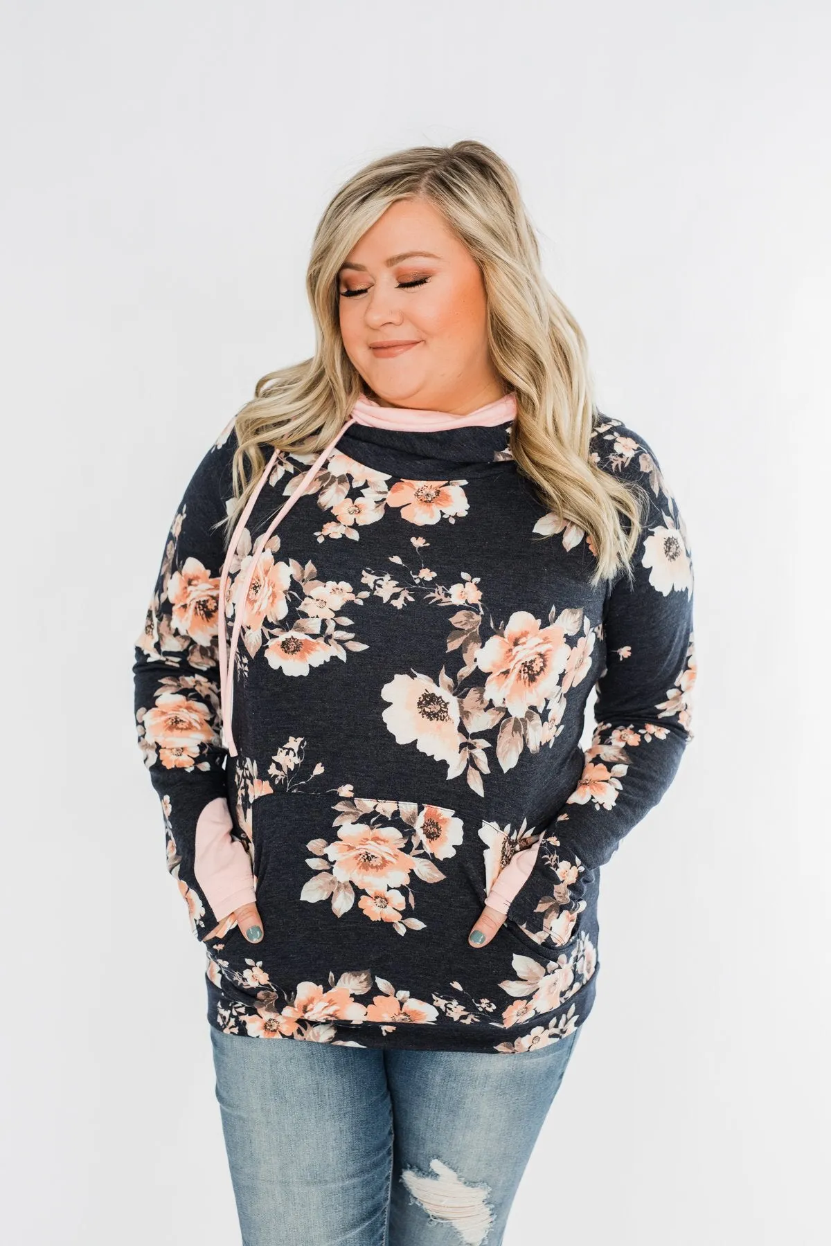 Let The Good Times Roll Hoodie- Navy