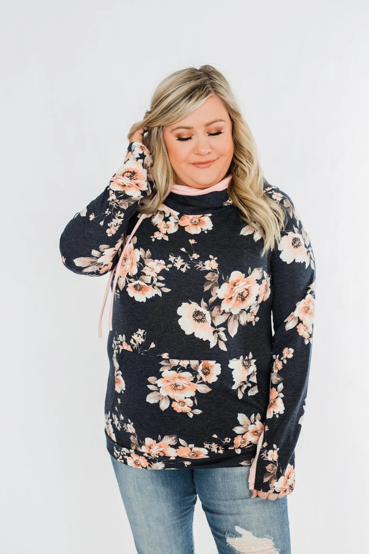 Let The Good Times Roll Hoodie- Navy