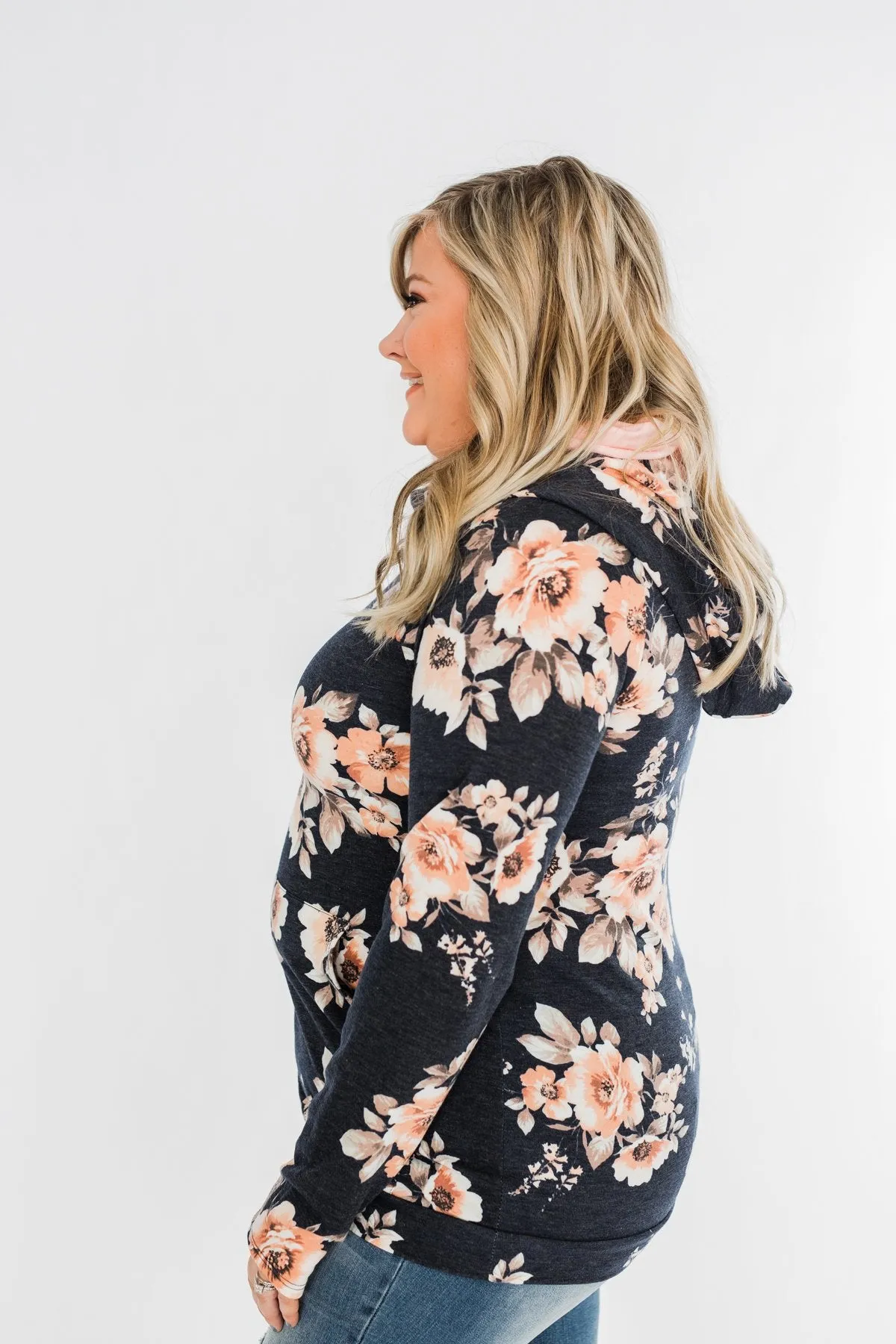 Let The Good Times Roll Hoodie- Navy