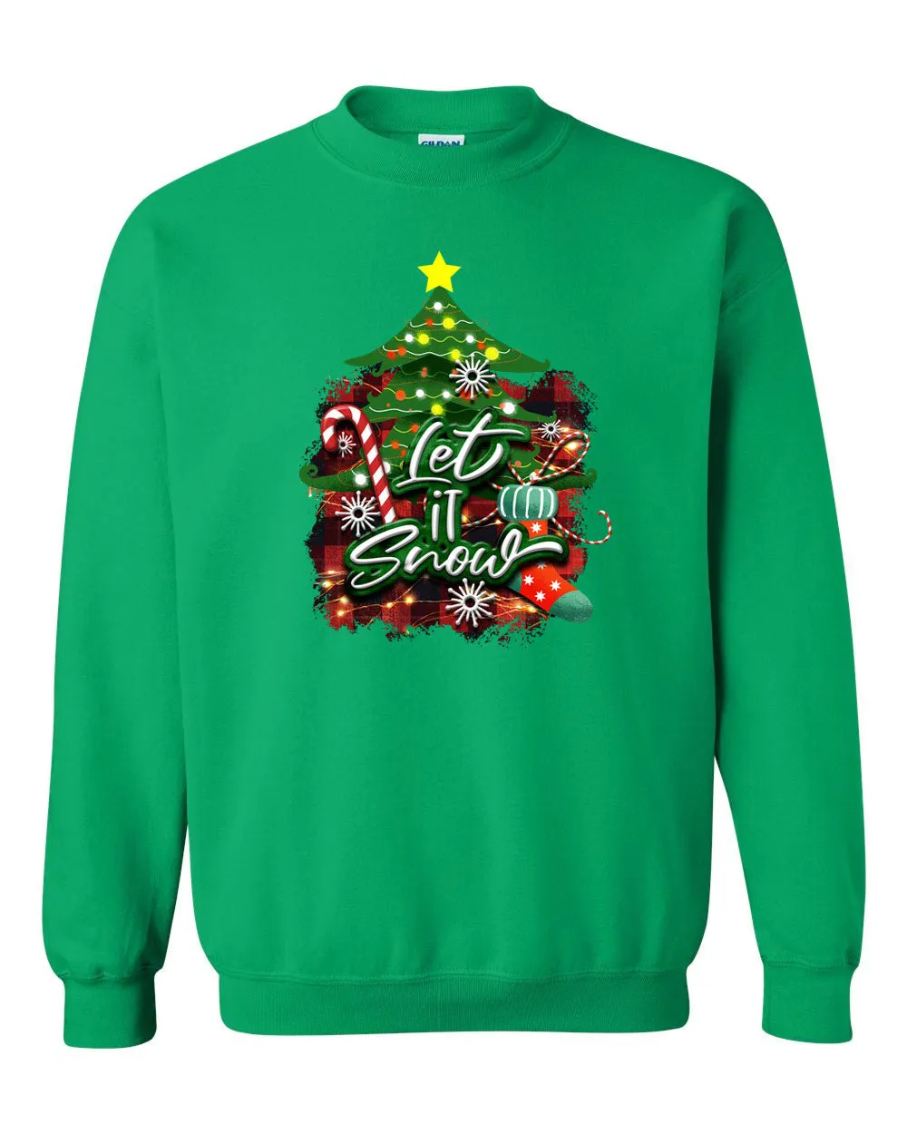 Let's snow Christmas Sweatshirt, Holiday sweatshirt