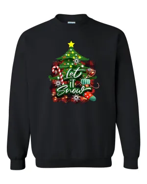 Let's snow Christmas Sweatshirt, Holiday sweatshirt