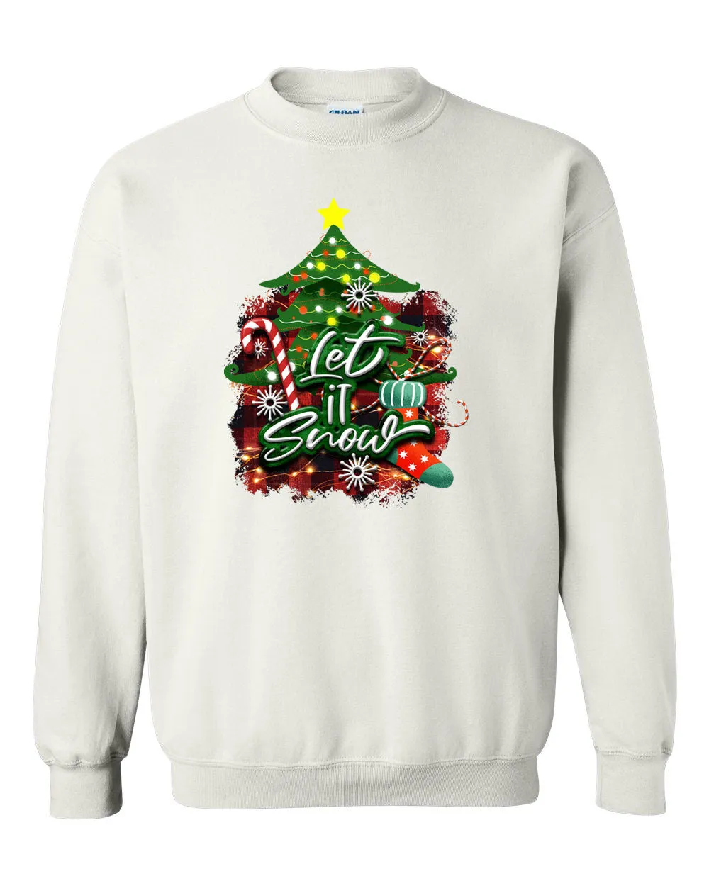 Let's snow Christmas Sweatshirt, Holiday sweatshirt