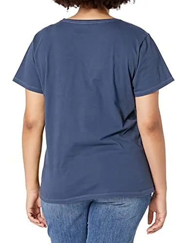 Life is Good Womens Graphic T-Shirt Crusher Collection,Bike,Darkest Blue,XS