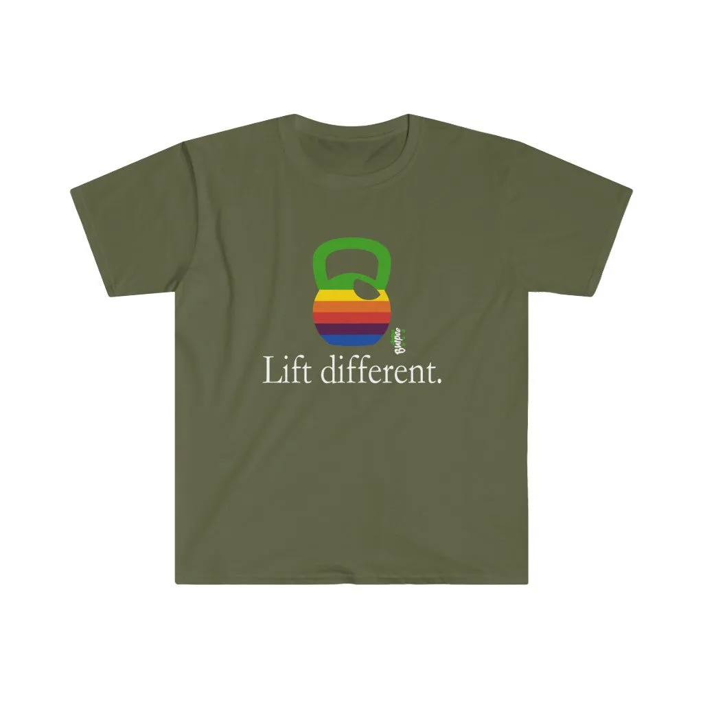 Lift different - Men's Fitted Workout T Shirt