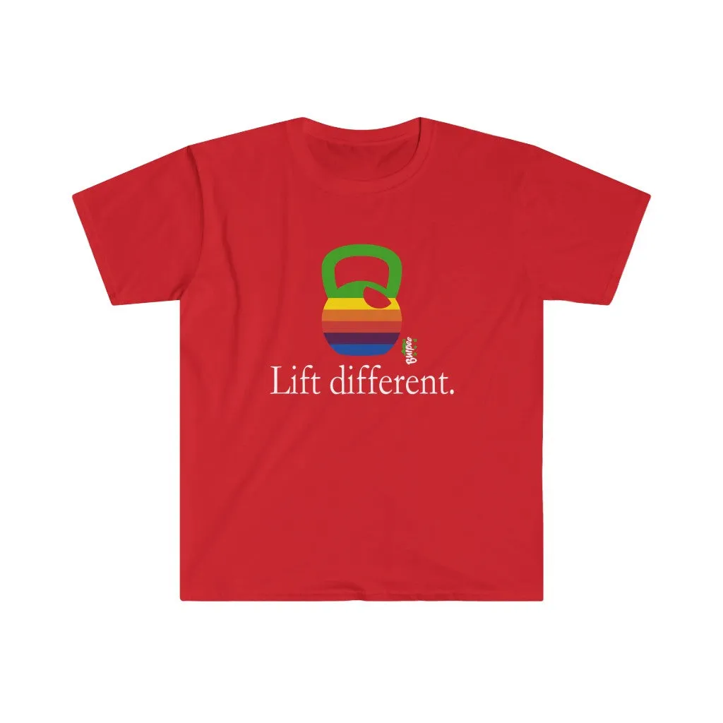 Lift different - Men's Fitted Workout T Shirt