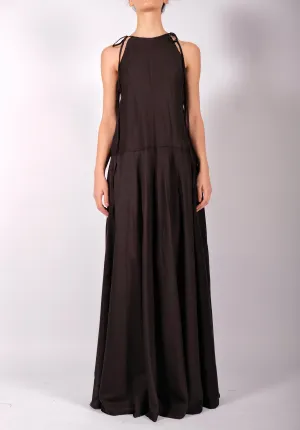 Light Cotton Maxi  Dress  with Ruffles