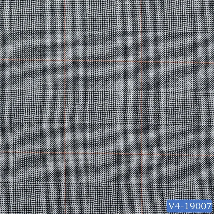 Light Grey Prince of Wales Check Short Suit