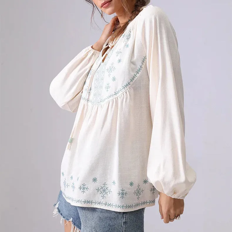 Lina Boho Bloom Blouse