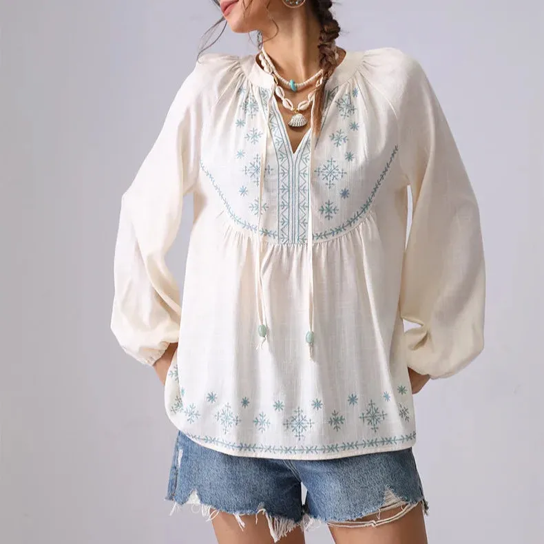 Lina Boho Bloom Blouse