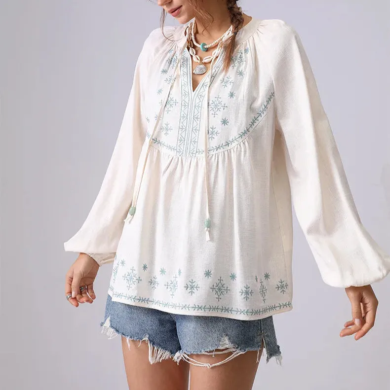 Lina Boho Bloom Blouse