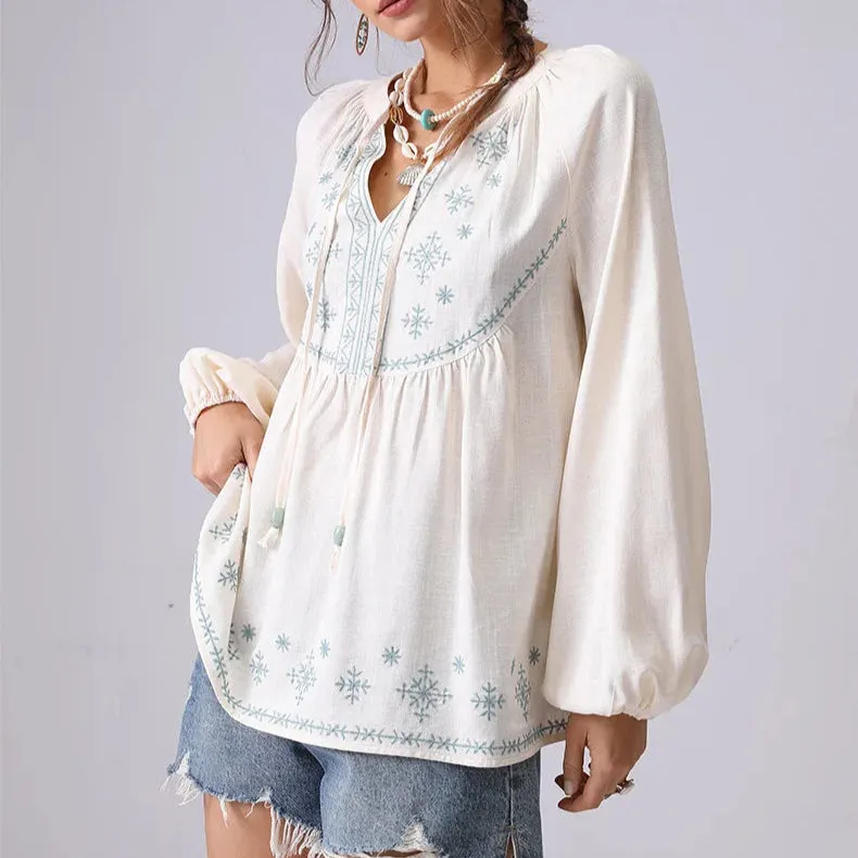 Lina Boho Bloom Blouse