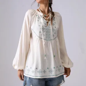 Lina Boho Bloom Blouse