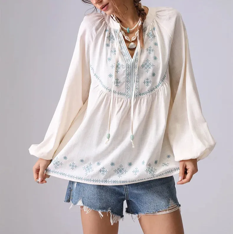 Lina Boho Bloom Blouse