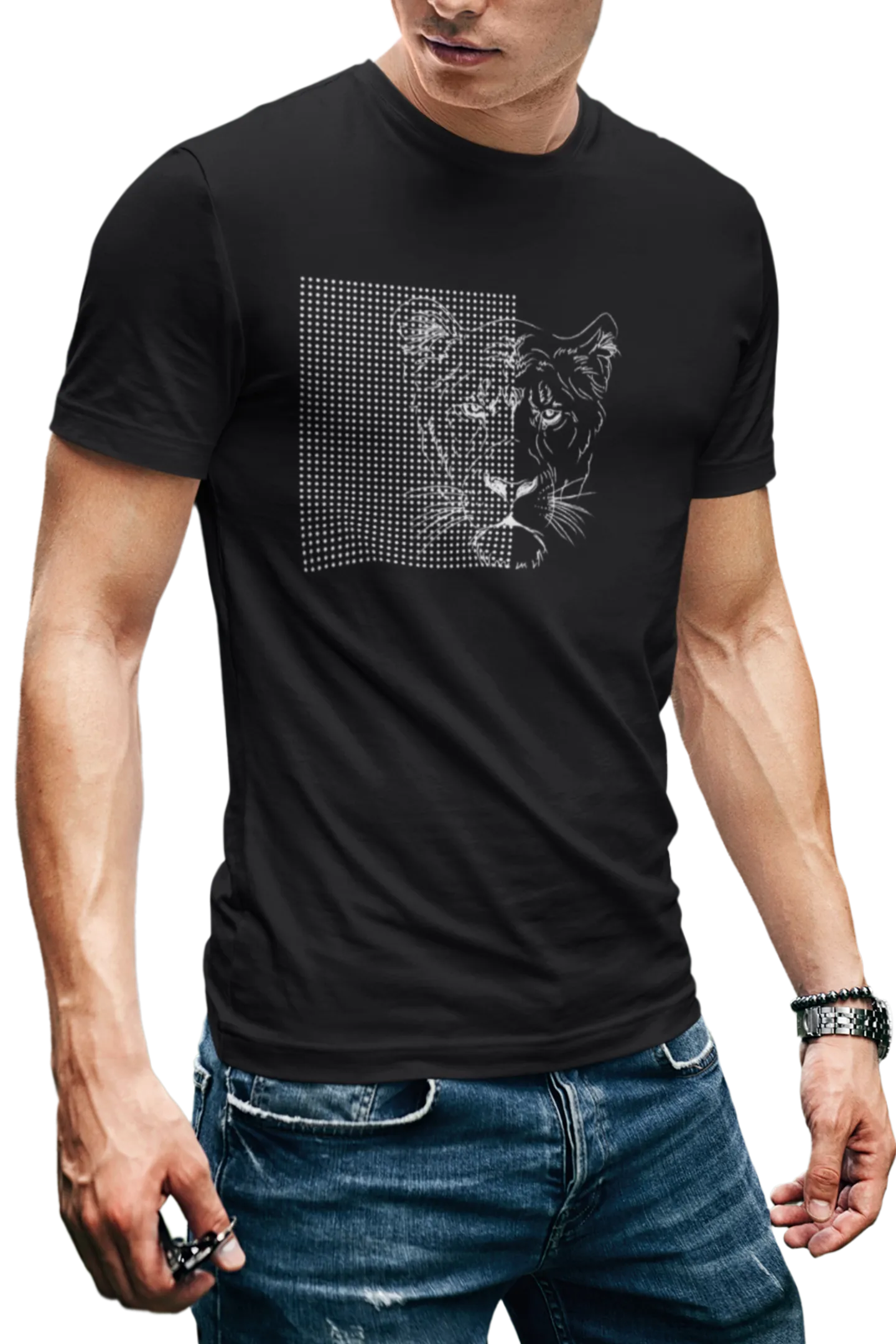 Lioness Cotton Modern Fit Graphic Tee /  1 Color