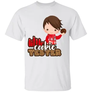 Little Cookie Test Dark Hair Boy 100% Cotton T-Shirt