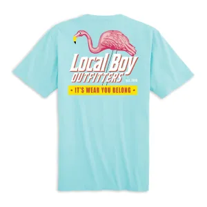 Local Boy Neon Natty Tee - Aqua
