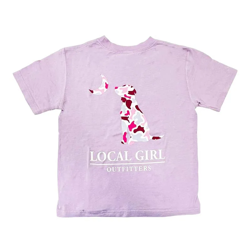 Local Girl Youth Dog Moon Short Sleeve T-Shirt