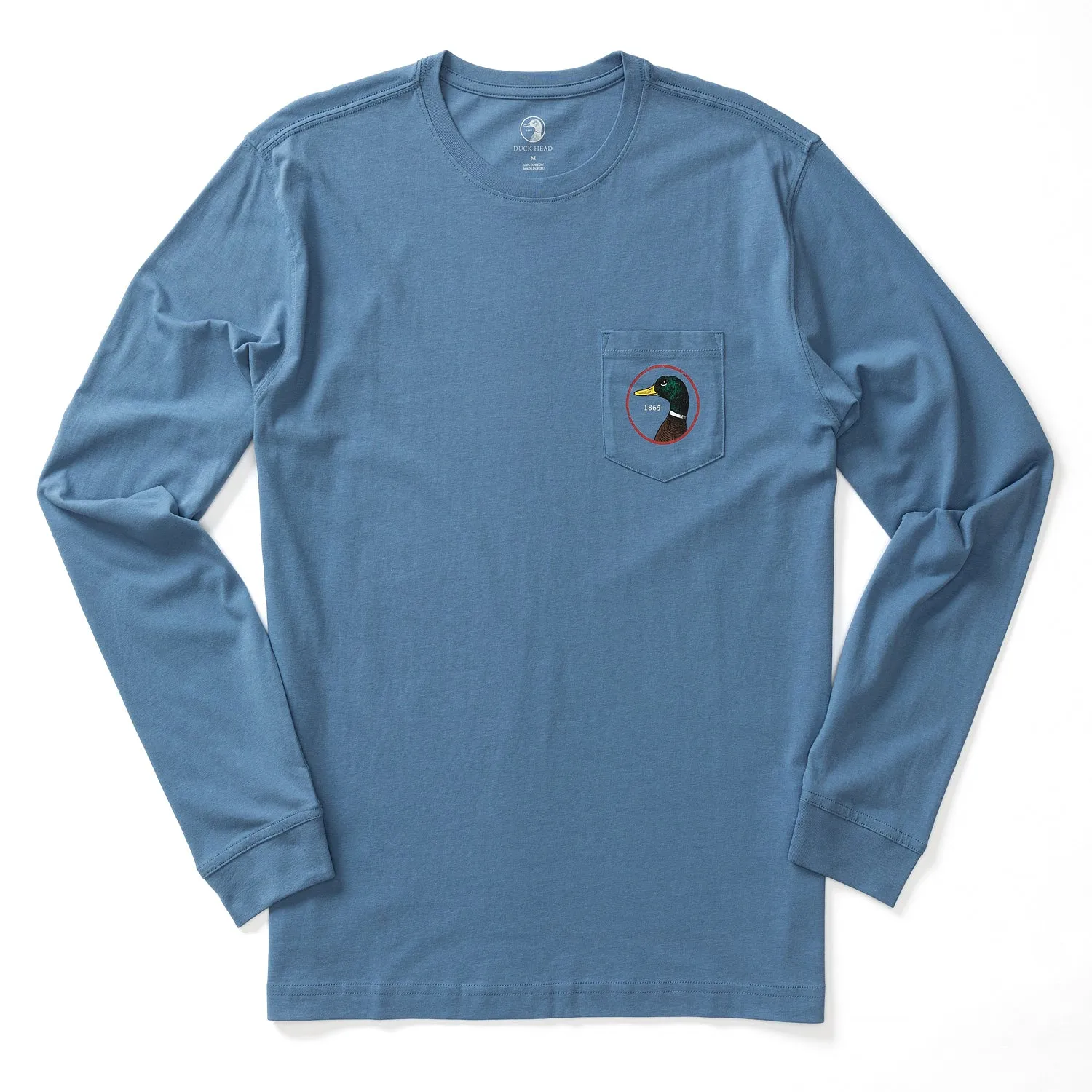 Logo Long Sleeve T-Shirt - Harbor Blue