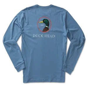 Logo Long Sleeve T-Shirt - Harbor Blue