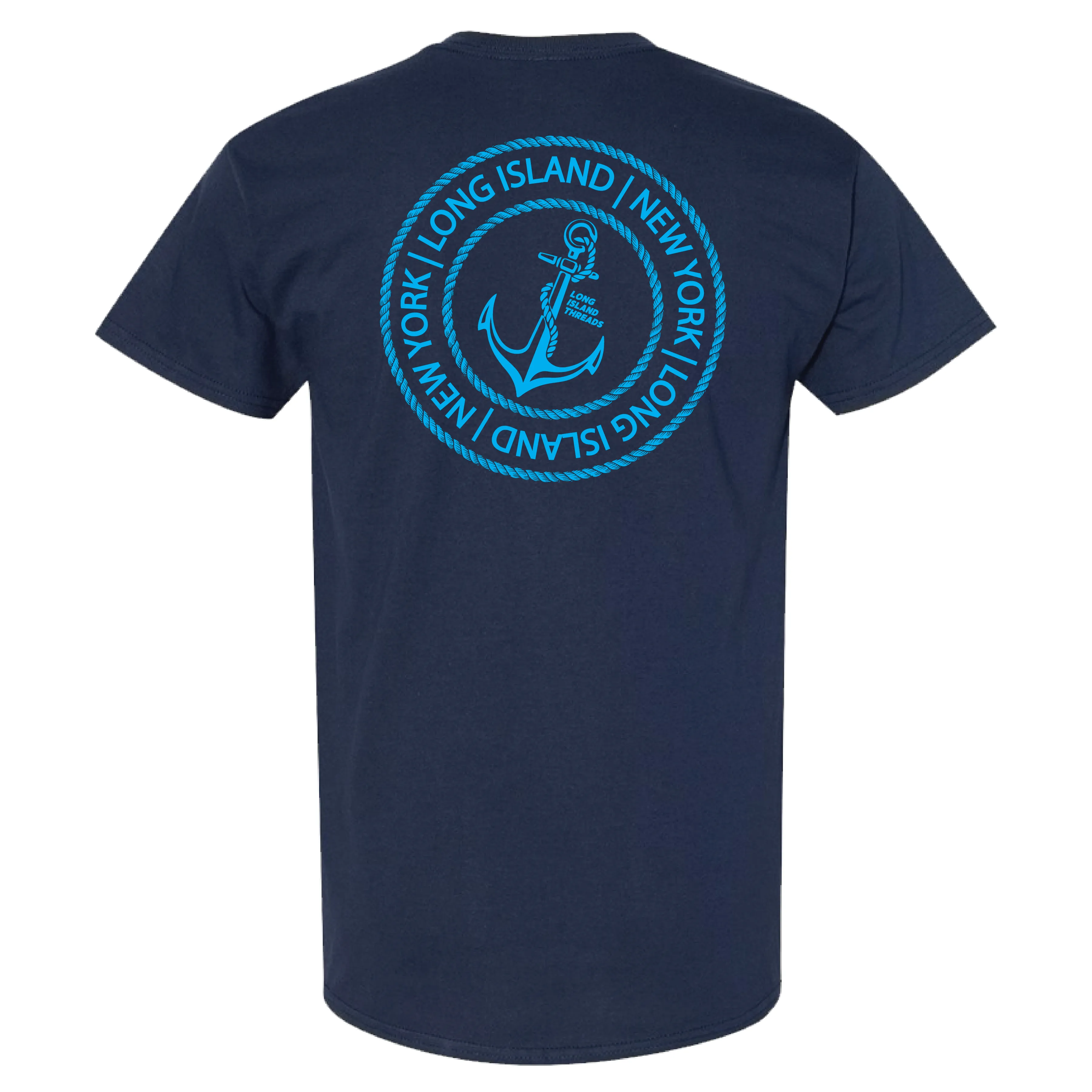 Long Island New York Anchor (Navy)