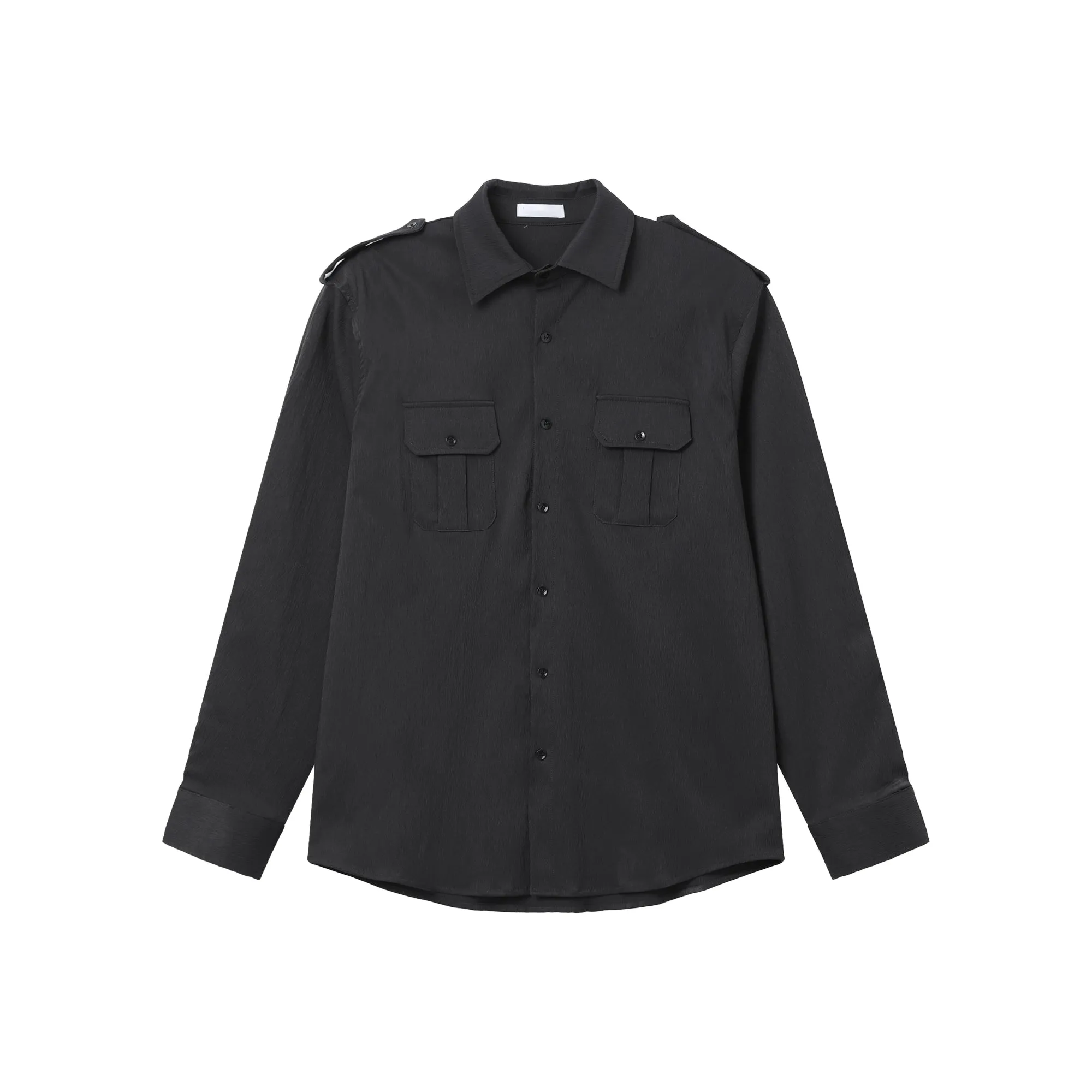 Loose-fit Pleated Cargo Suit Set