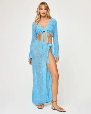 Los Cabos Top   Soliel Sarong Skirt - Seaspray by L*Space